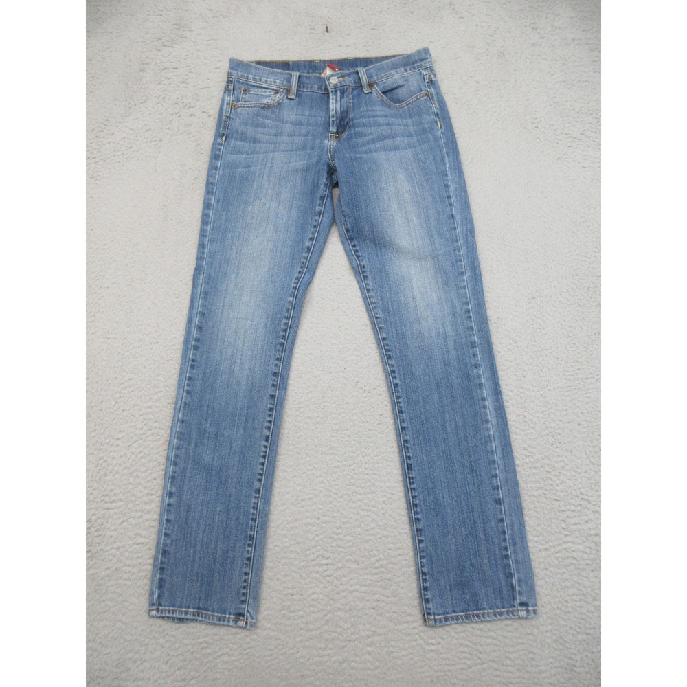 Lucky Brand Sweet N Straight Jeans Womens 6/28 Mid Rise Straight Stretch Denim